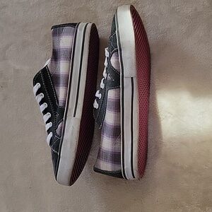 Plaid vans sneakers